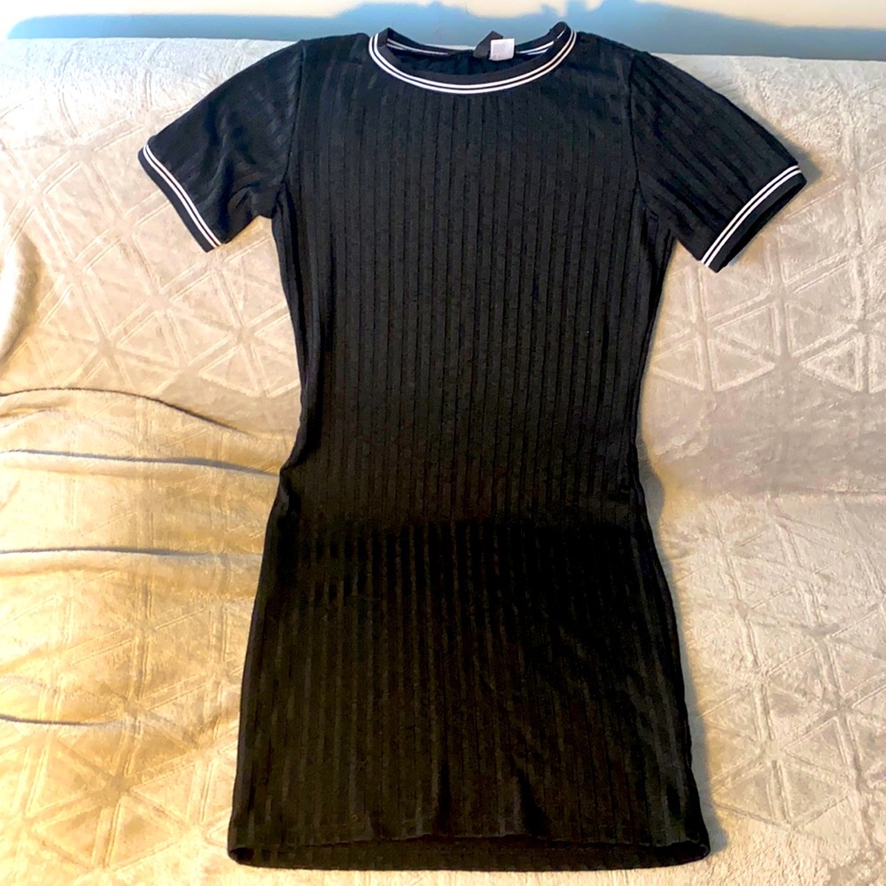 Black & white fitted dress, H&M